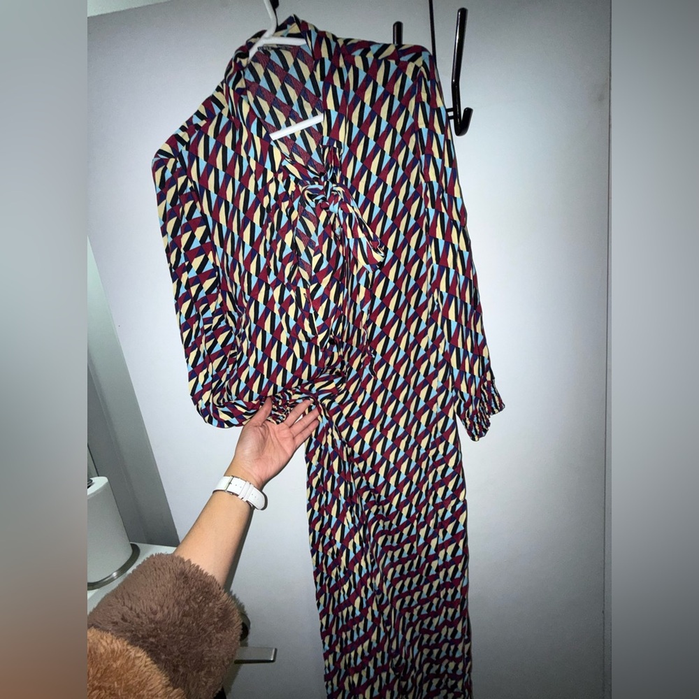 Zara Multicolor Geometric Dress